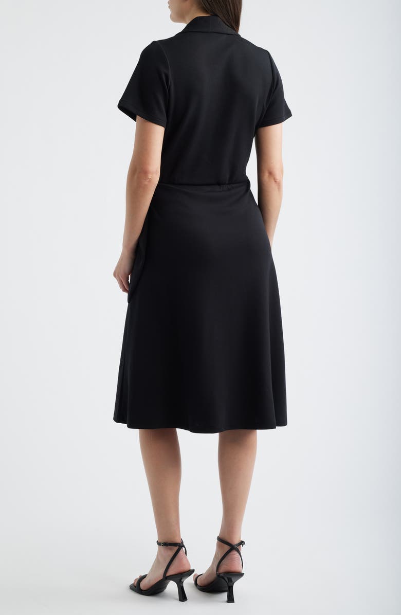 SPANX<sup>®</sup> AirEssentials Midi Shirtdress, Alternate, color, Very Black