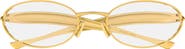 Bottega Veneta Gender Inclusive BV1386S 57mm Oval Sunglasses