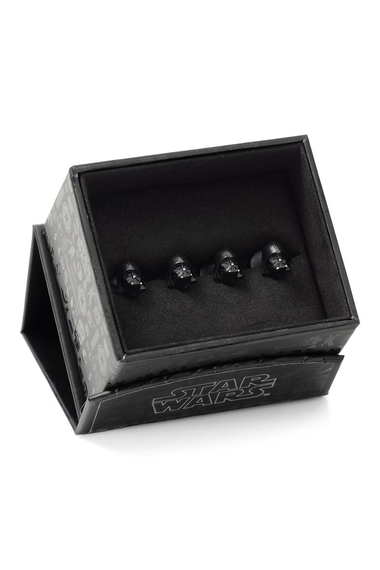 Men's Star Wars™ 3D Darth Vader Stud Set, Alternate, color, BLACK