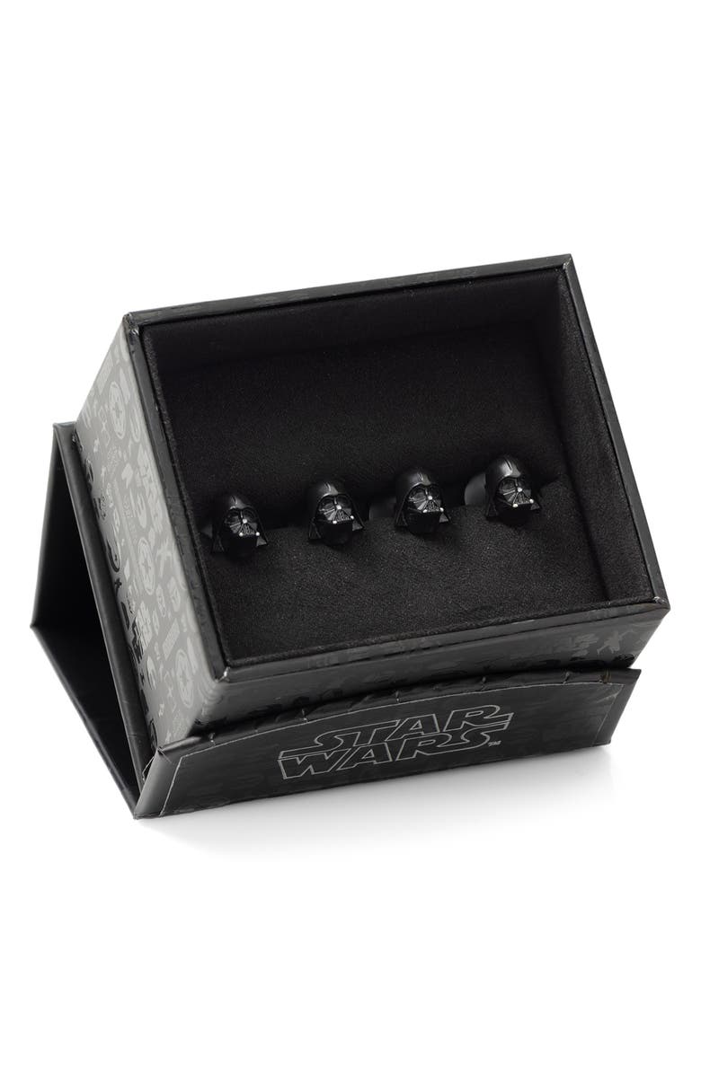 Cufflinks, Inc. Men's Star Wars<sup>™</sup> 3D Darth Vader Stud Set, Alternate, color, Black
