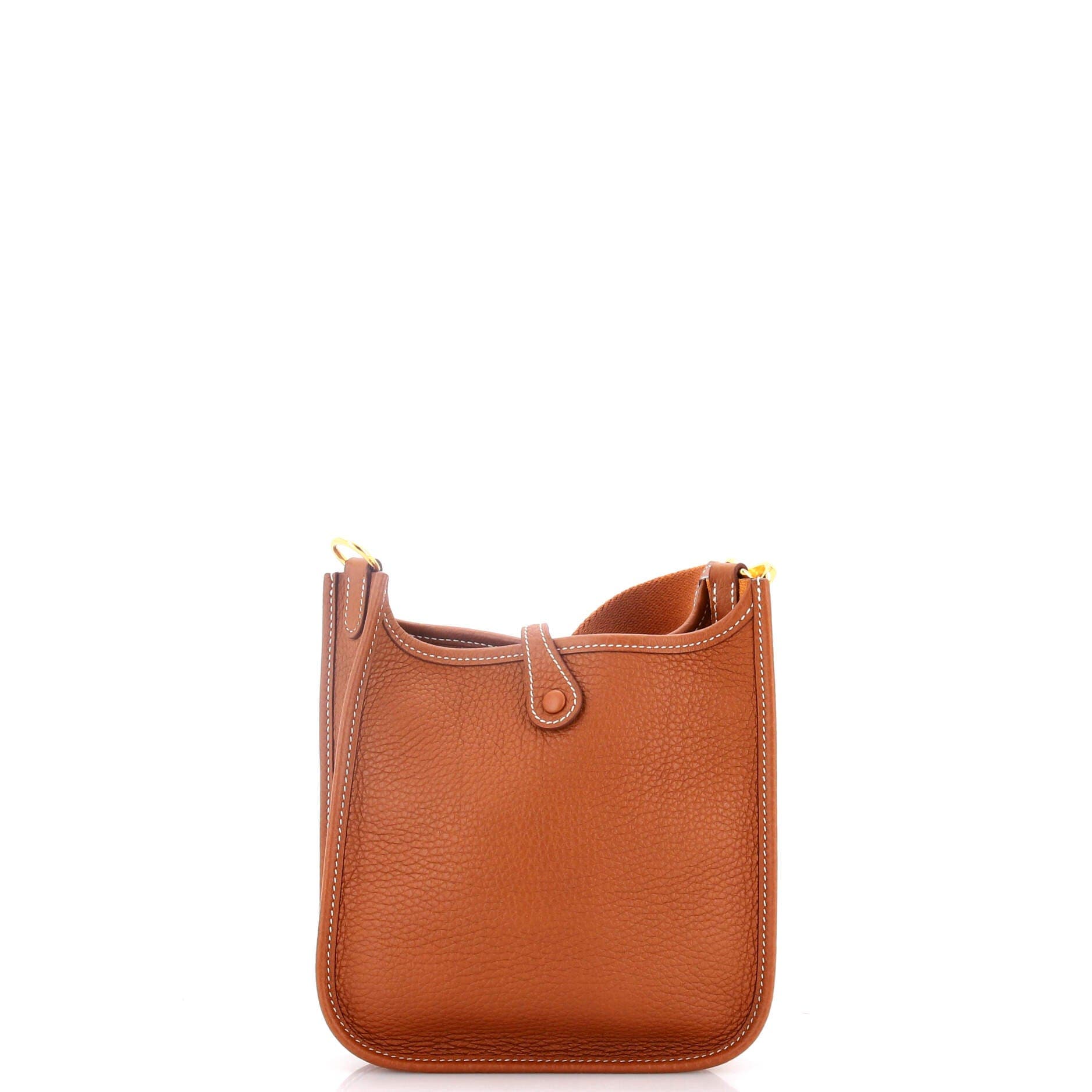 Pre-Owned Hermes Evelyne Bag Gen III Clemence TPM, Alternate, color, Gold