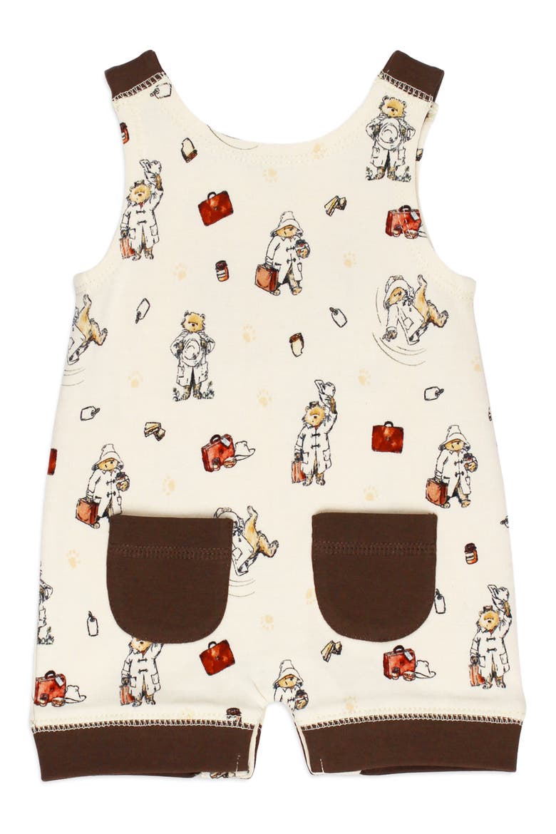 x Paddington Bear™ Sleeveless Organic Cotton Pocket Romper, Alternate, color, ADVENTURE PADDINGTON