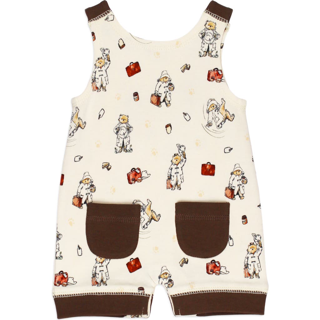 L'ovedbaby X Paddington Bear™ Sleeveless Organic Cotton Pocket Romper In Adventure Paddington