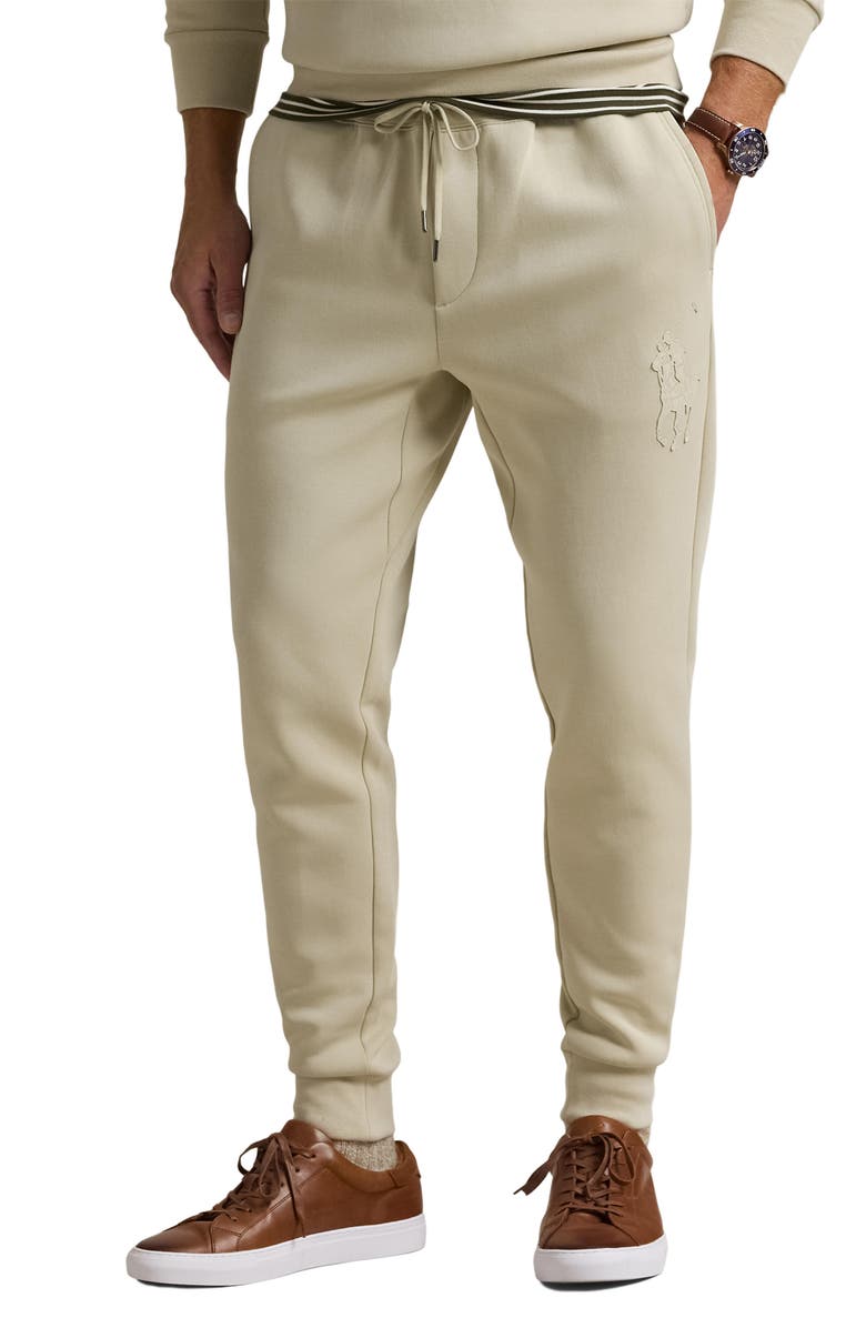 Polo Ralph Lauren Double Knit Cotton Blend Joggers, Main, color, 