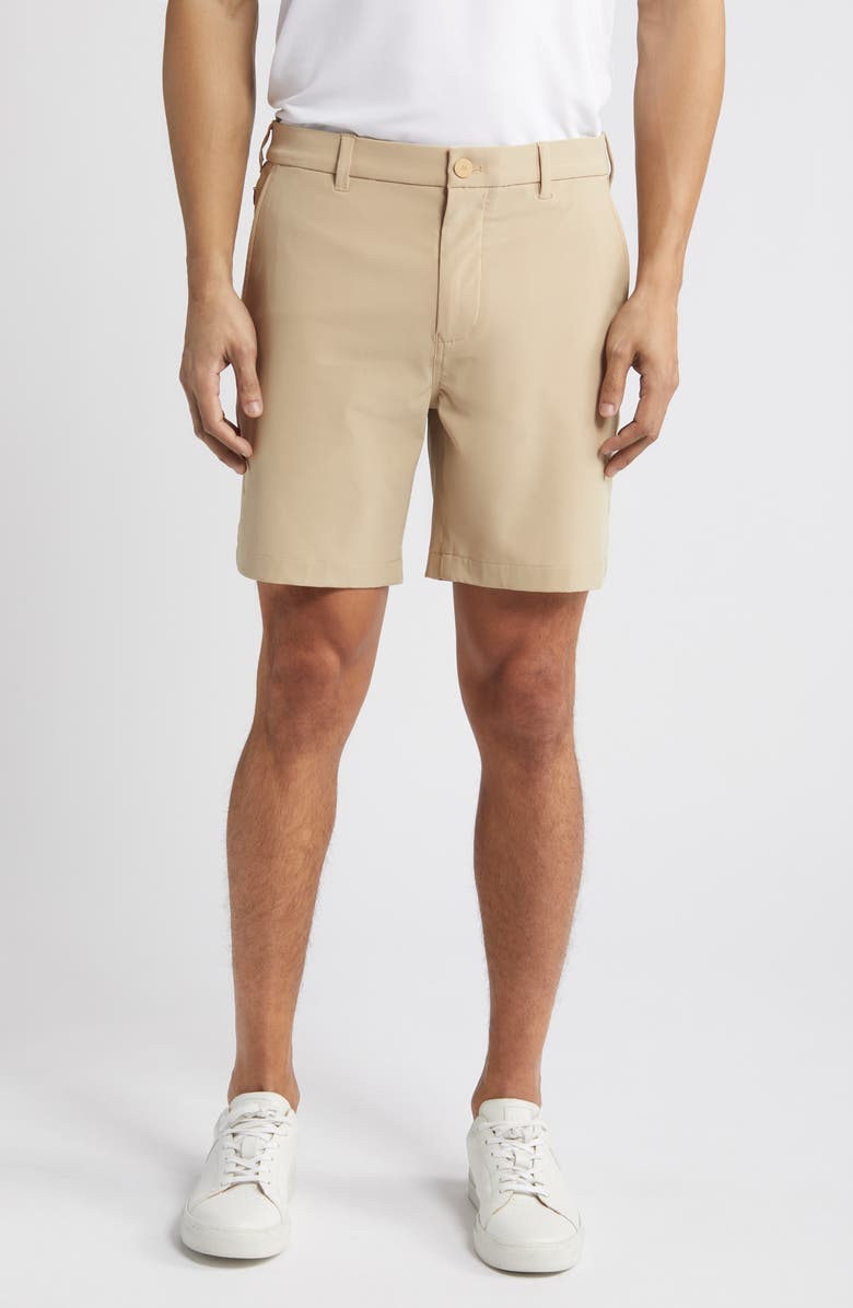 Mizzen+Main Helmsman Flat Front Performance Golf Shorts, Main, color, 