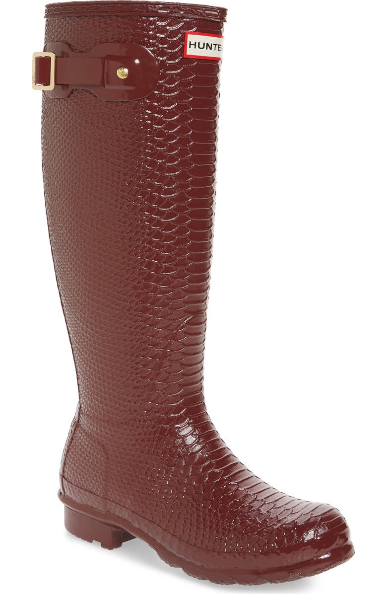 Hunter Perfect Pairs Original Tall Waterproof Rain Boot, Main, color,