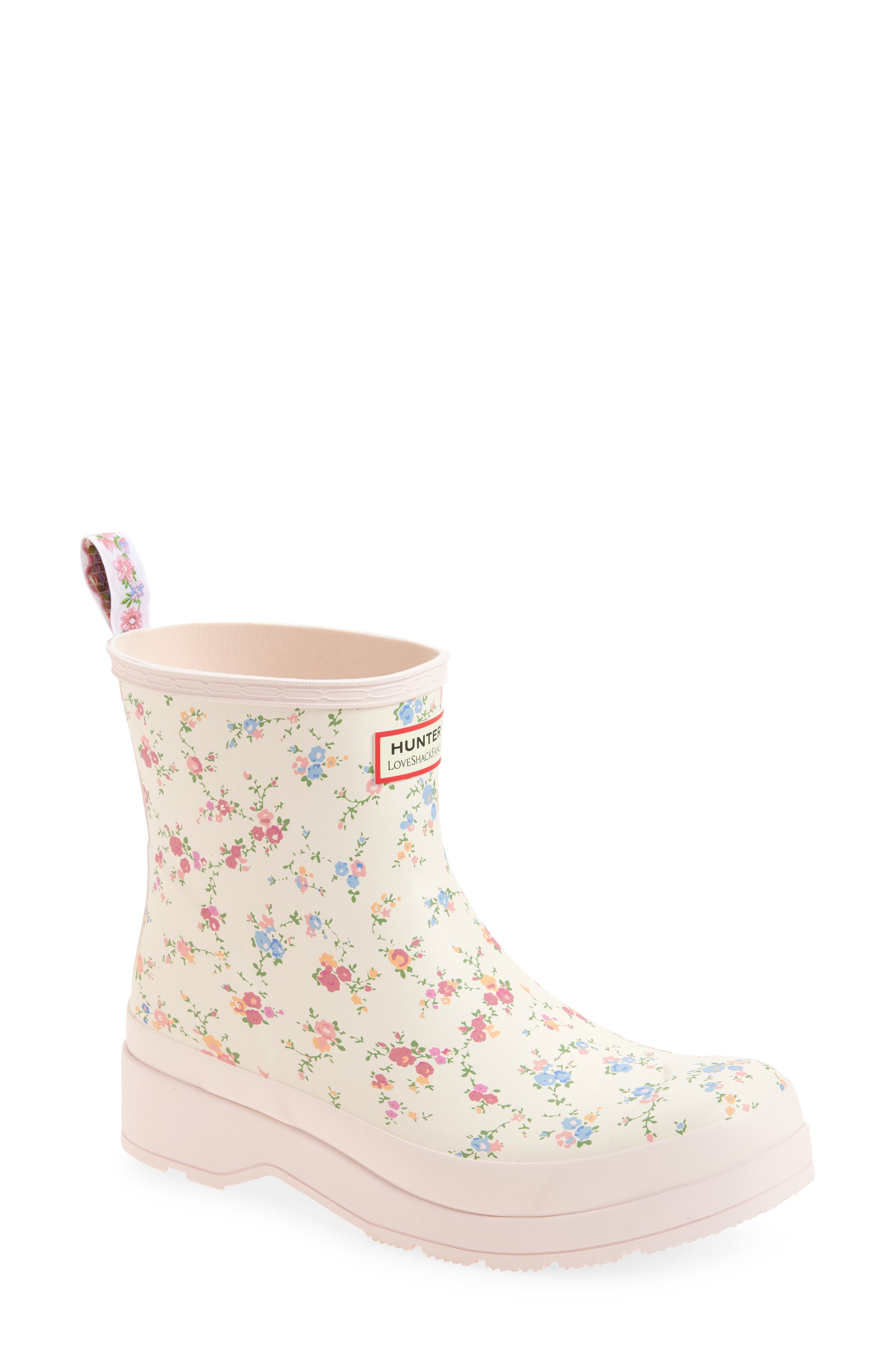 Hunter Play Short Rain Boot, Main, color, 