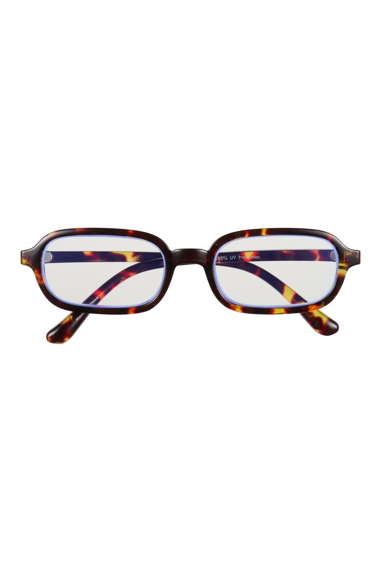 Gradient Square Sunglasses, Main, color, TORT