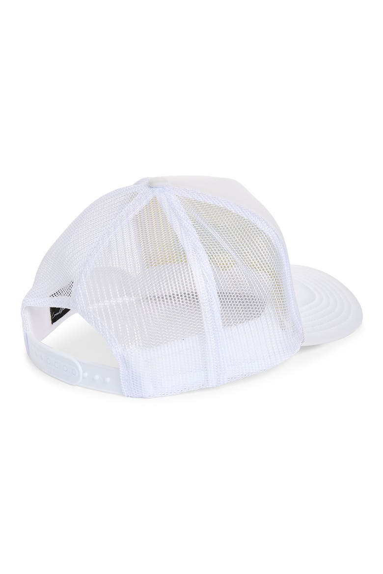 California Patch Trucker Hat, Alternate, color, WHITE