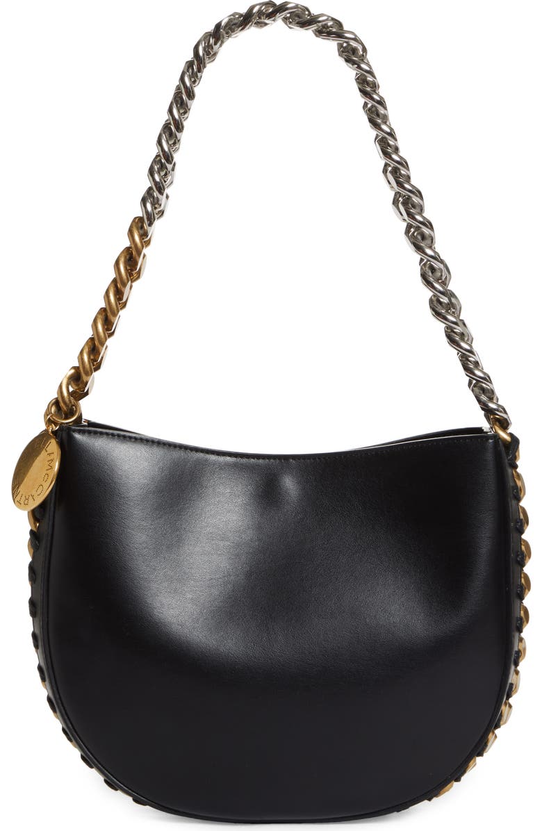 Stella McCartney Medium Frayme Faux Leather Shoulder Bag, Main, color,