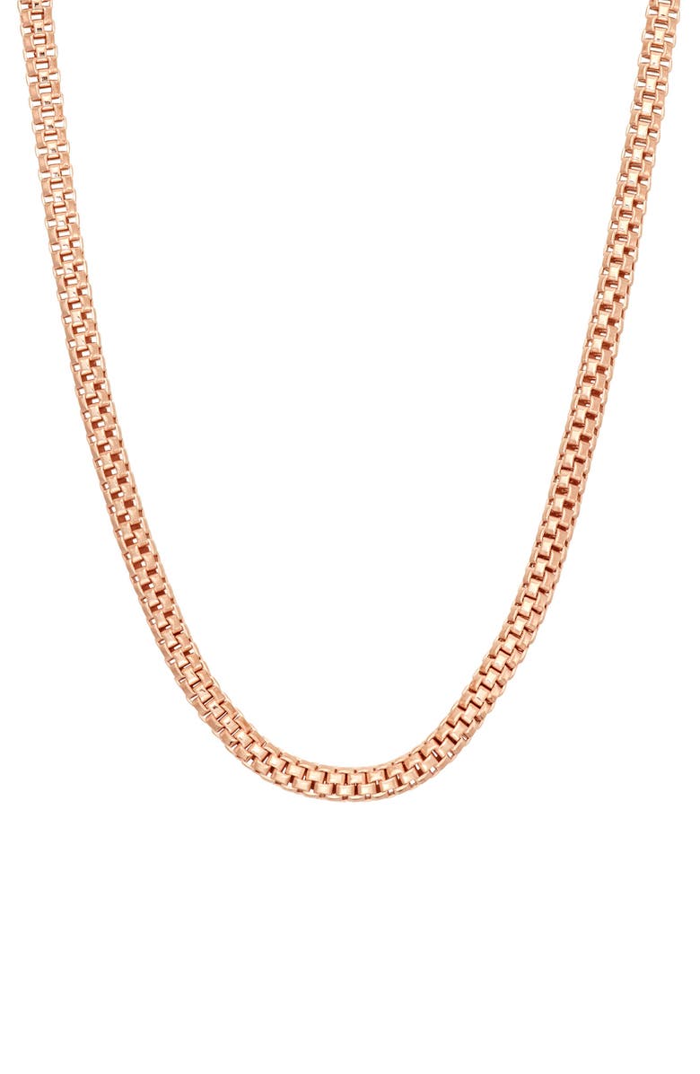 FZN 14K Gold Plated Popcorn Chain Necklace, Main, color, 
