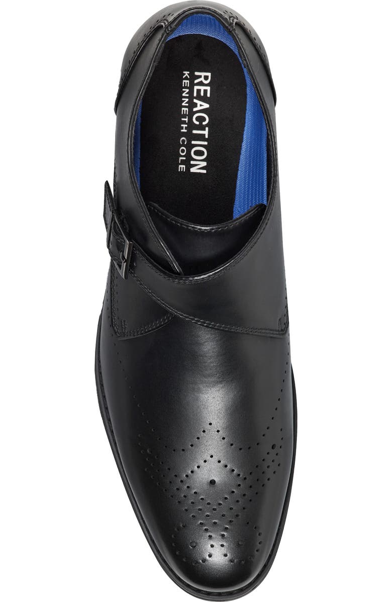 Kenneth Cole Reaction Cheer One Buckle Monk Shoe, Alternate, color, Black