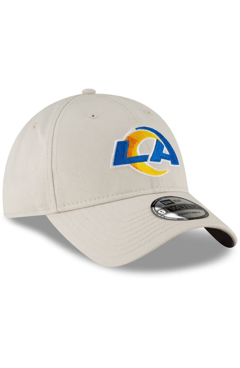 New Era Men's New Era Khaki Los Angeles Rams DB Playmaker 9TWENTY Adjustable Hat, Alternate, color,