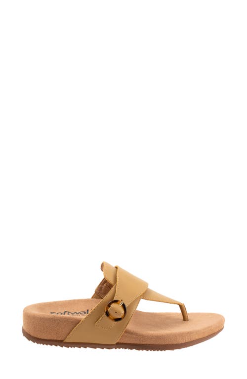 Softwalk ® Belize T-strap Sandal In Dusk Yellow