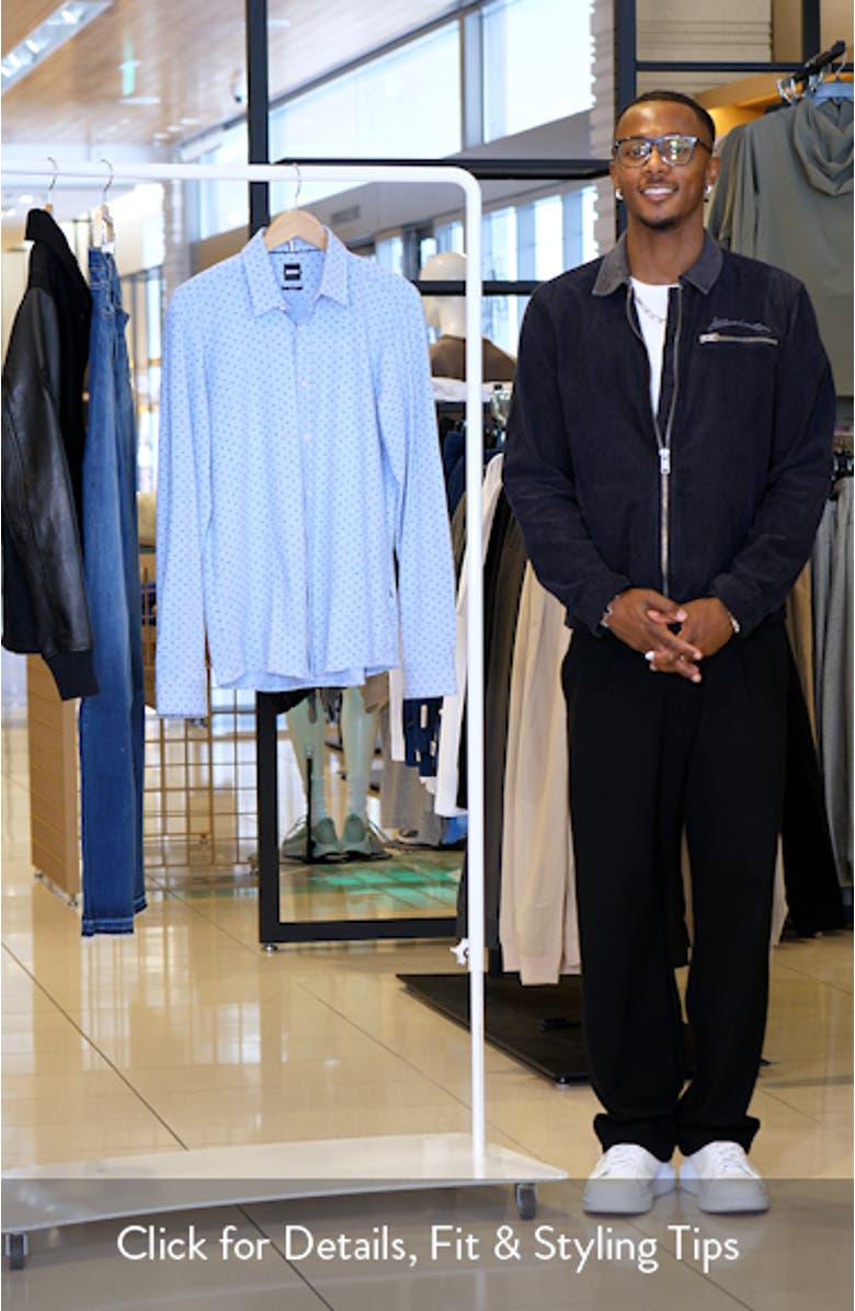 Roan Kent Stretch Cotton Button-Up Shirt, sales video thumbnail