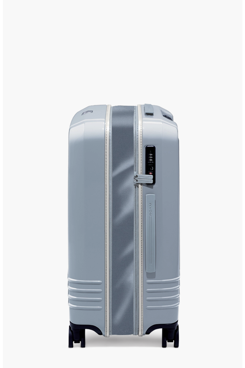 Check-In Expandable Luggage, Alternate, color, Slate Gloss / White Trim