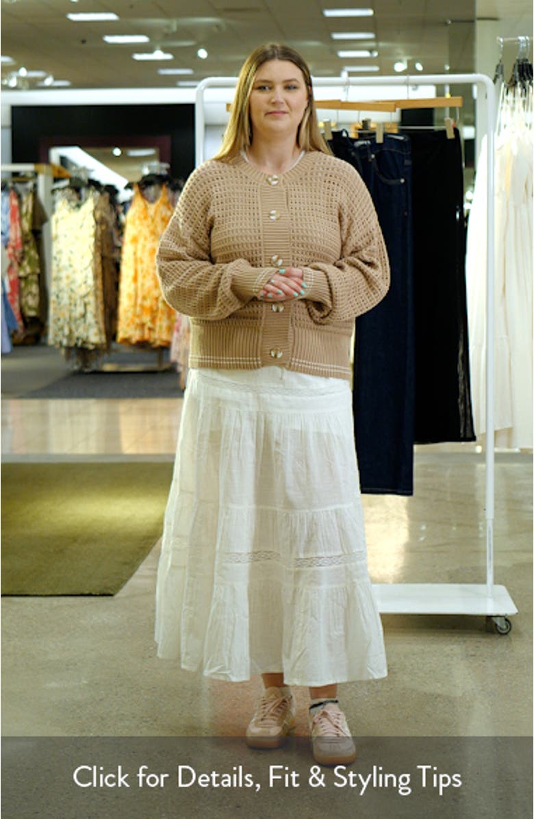 Open Stitch Cardigan, sales video thumbnail