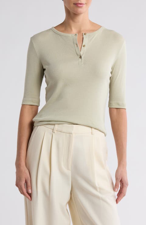 Pima Cotton Henley