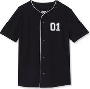 Lands' End Boys Active Button Up Jersey Top