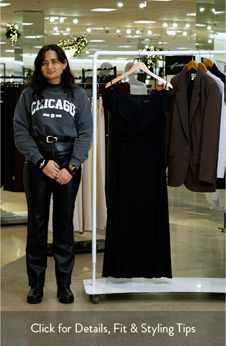 Off the Shoulder Midi Dress, sales video thumbnail