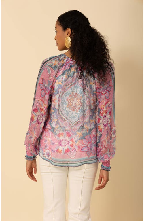 Halebob Michaela Chiffon Top In Pink