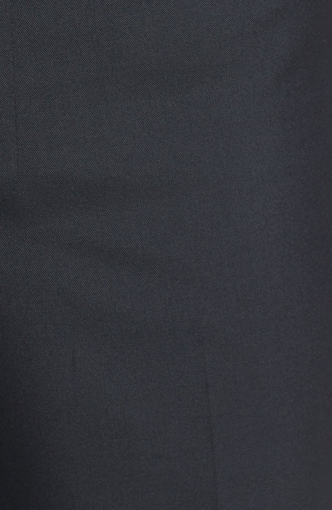 Self Sizer Waist Plain Weave Flat Front Washable Trousers - image 2