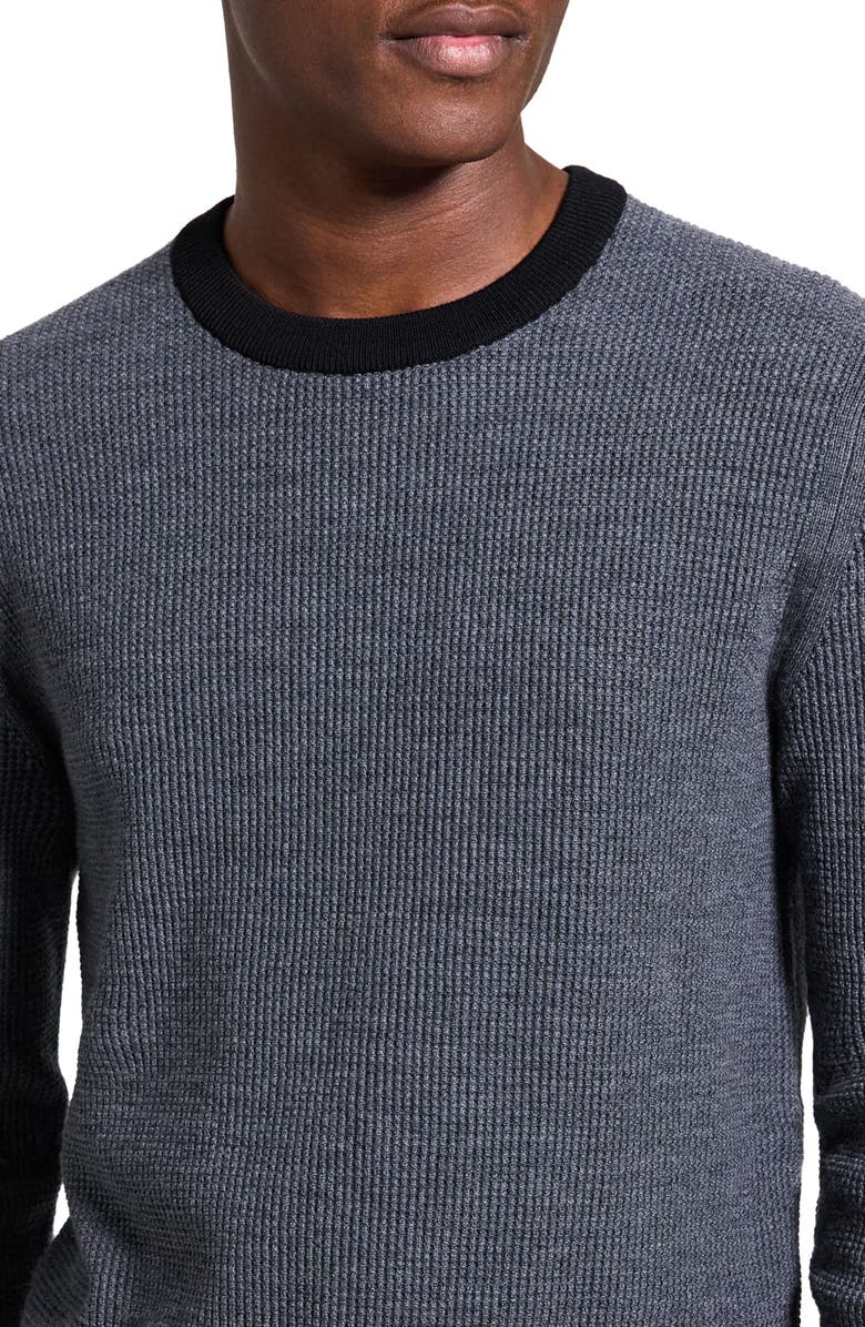 Theory Maden Novo Merino Wool Blend Crewneck Sweater, Alternate, color, 