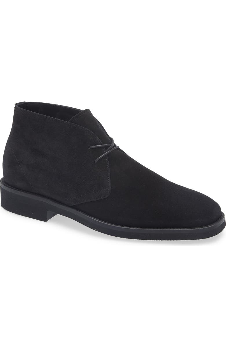 TOM FORD Suede Desert Boot, Main, color, Black