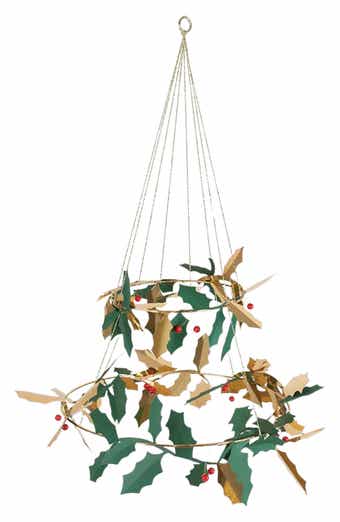 Christmas Holly Chandelier