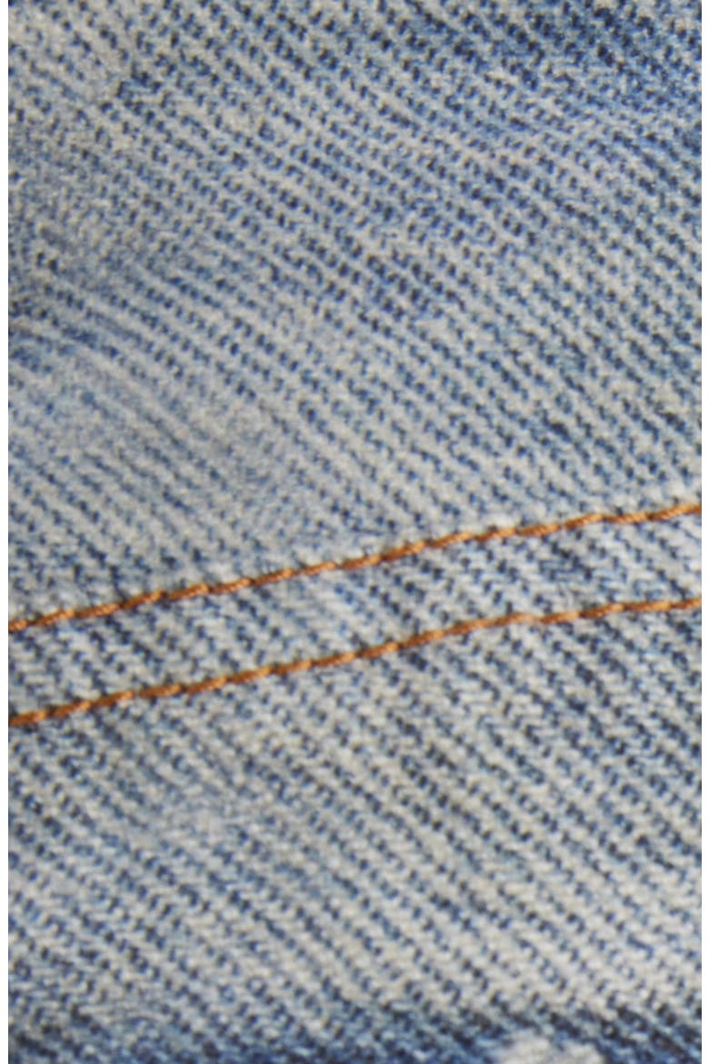 1981 Trompe l'Oeil Loose Fit Cotton Canvas Pants, Alternate, color, MID BLUE