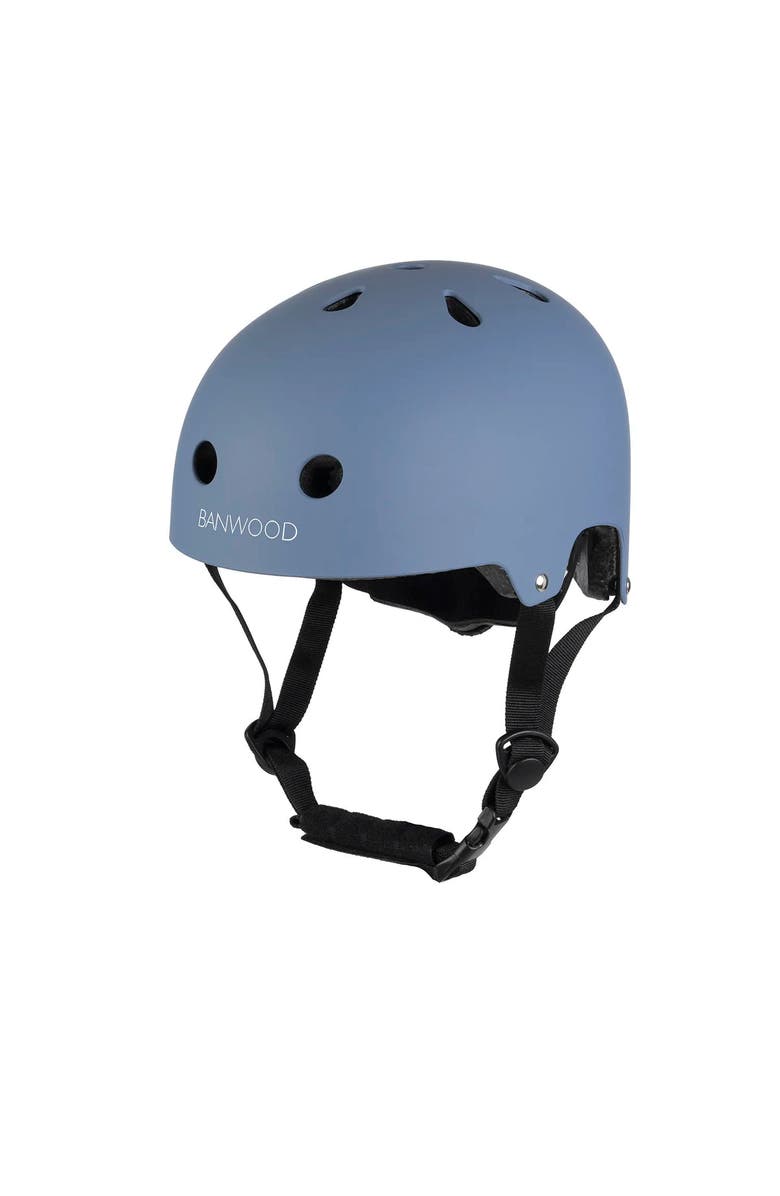 Banwood Classic Kids Bike Helmet Matte Adjustable, Main, color, Blue