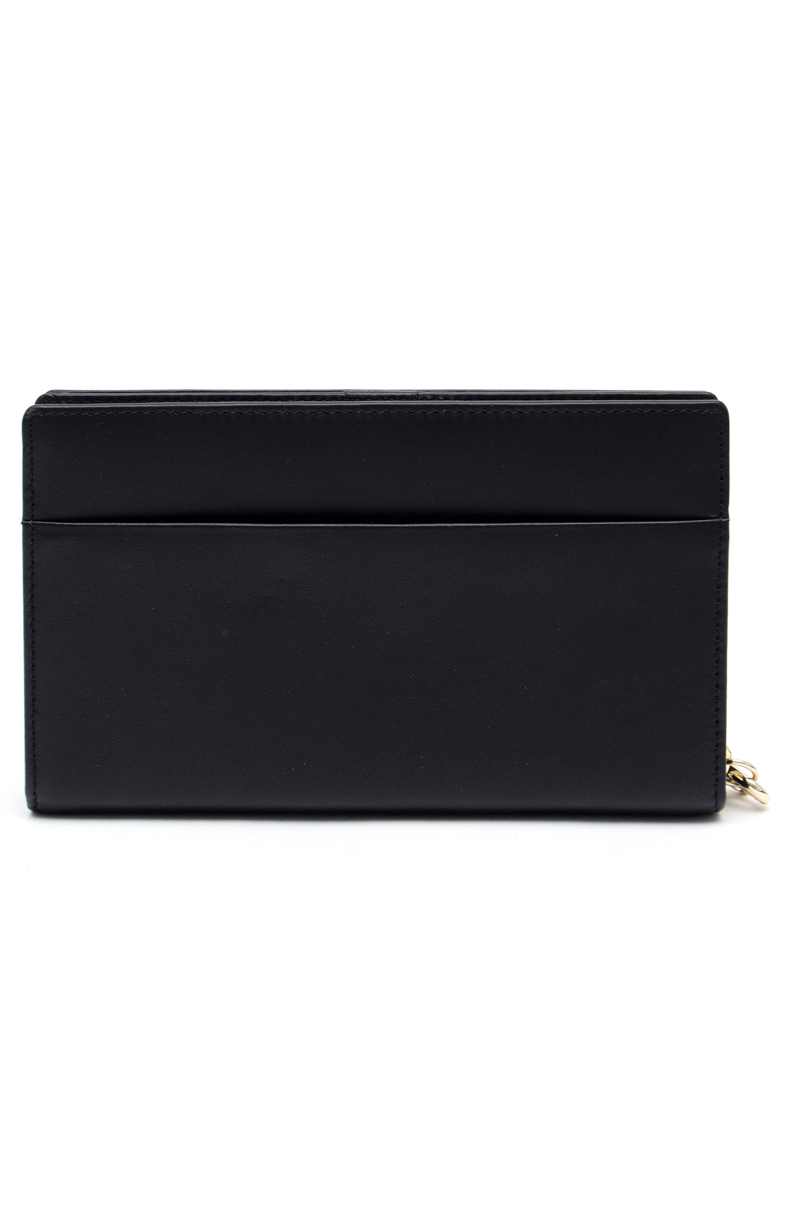Thacker Daisy Large Zip Around Wristlet Wallet, Alternate, color, Black