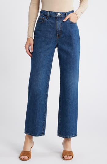 【関税込み】FRAME ブルー 'Le Jane Ankle' ジーンズ FRAME Le Jane Ankle Straight Leg Jeans | Nordstrom
