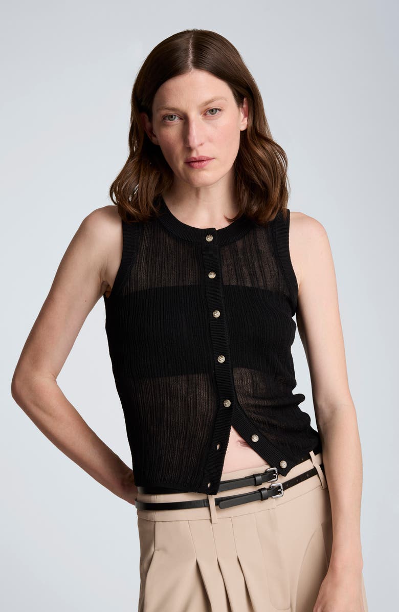 Kenneth Cole Rib Knit Vest, Alternate, color, 