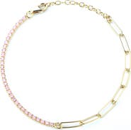 SPHERA MILANO Cubic Zirconia Fishbone Bracelet