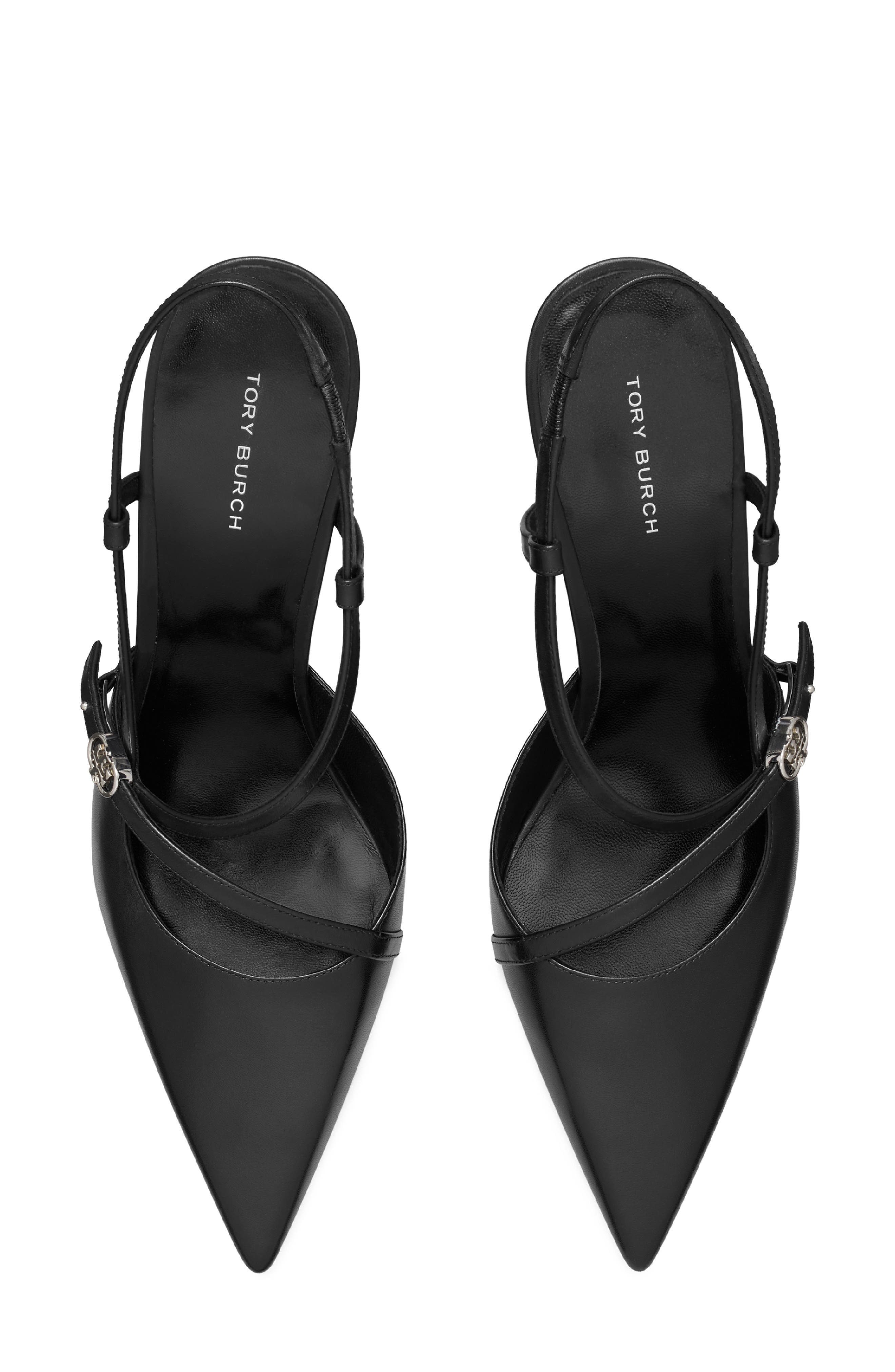 Double T Buckle Strap Pump, Alternate, color, PERFECT BLACK