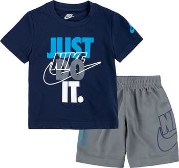 Kids' Nike Just Do It T-Shirt & Shorts Set