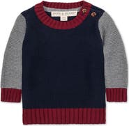 Hope & Henry Kids' Organic Long Sleeve Crewneck Pullover Sweater