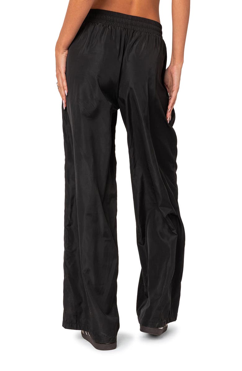 EDIKTED Wilda Stripe Track Pants, Alternate, color, Black-And-White