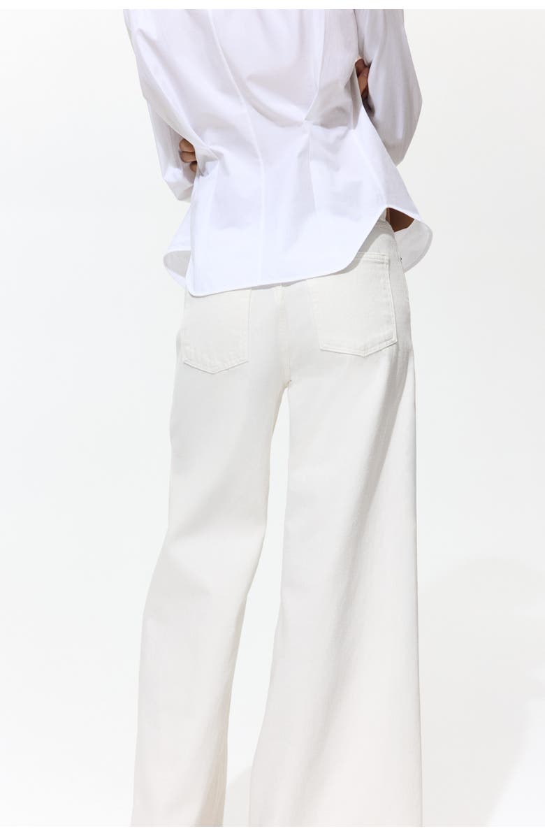 H&M Wide High Waist Jeans, Alternate, color, 