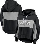 FANATICS Women's Fanatics Branded Black Chicago White Sox Filled Stat Sheet Pullover Hoodie