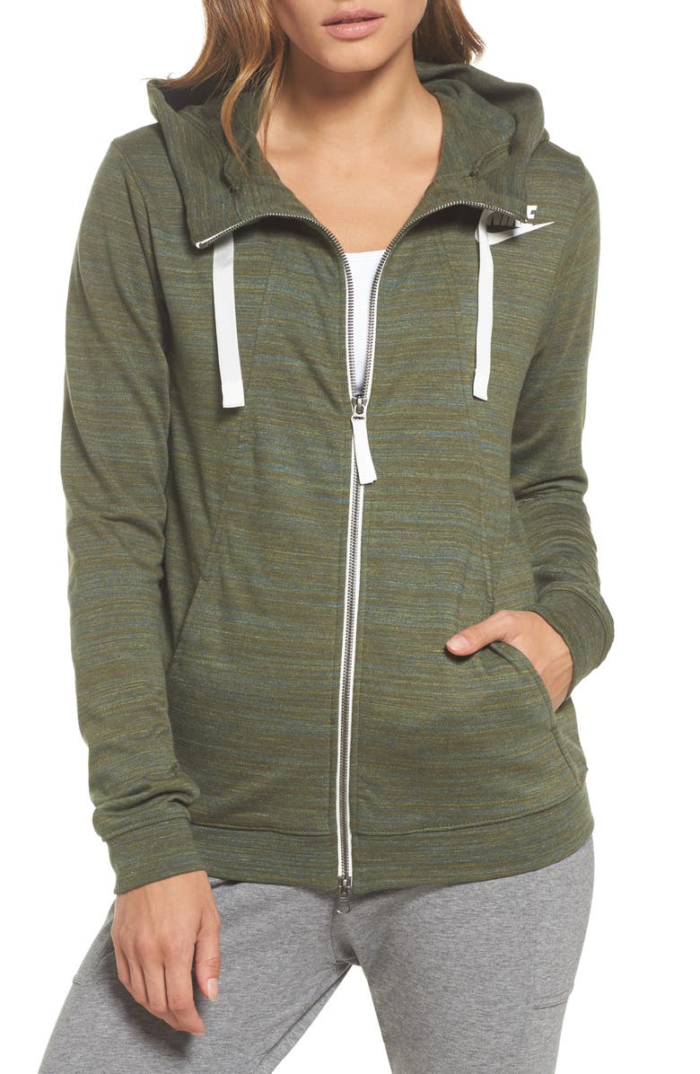 Nike Gym Zip Hoodie, Main, color, 