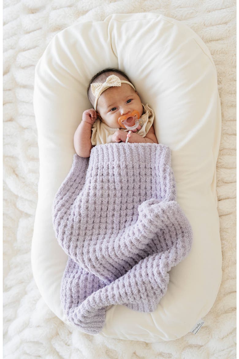 Waffle Mini Blanket, Alternate, color, WISTERIA