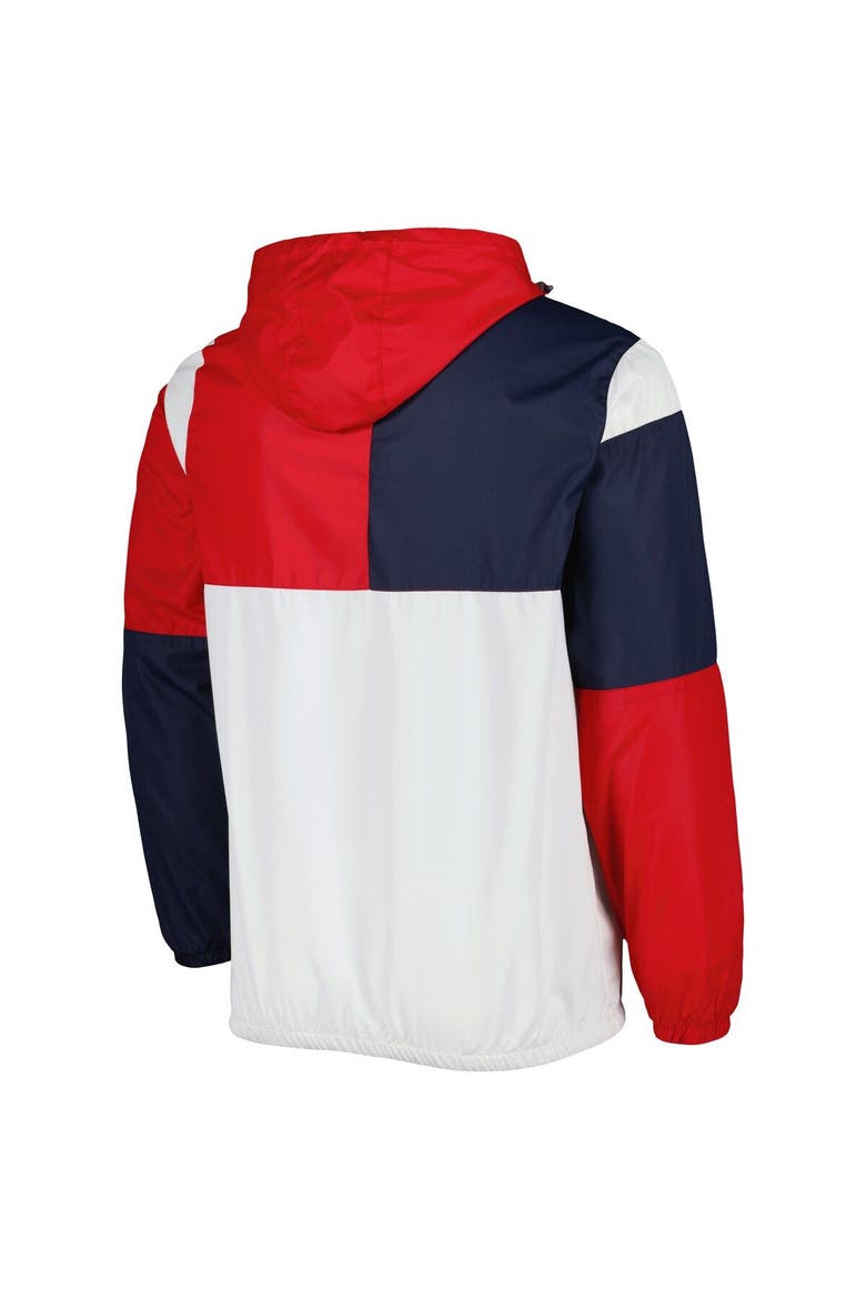Men's G-III Sports by Carl Banks Red/Navy Boston Red Sox Fair Catch Half-Zip Hoodie, Alternate, color, Red