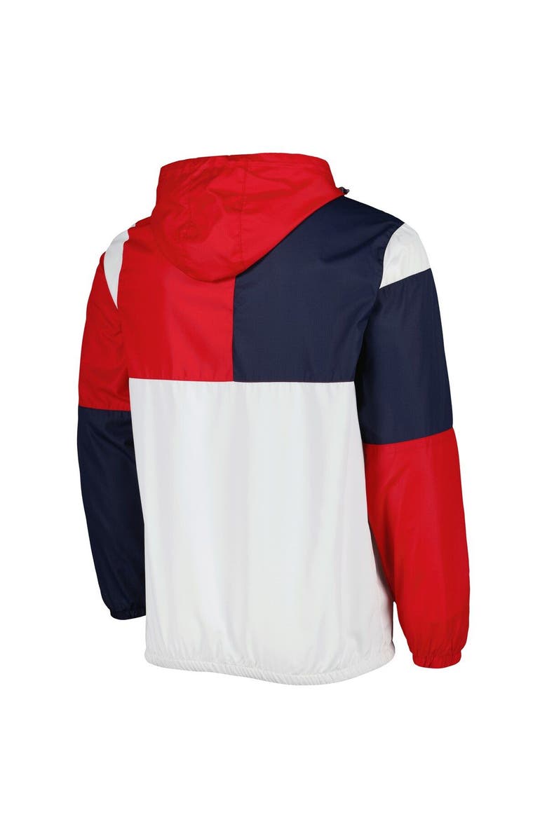 G-III SPORTS BY CARL BANKS Men's G-III Sports by Carl Banks Red/Navy Boston Red Sox Fair Catch Half-Zip Hoodie, Alternate, color,