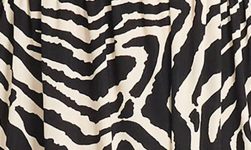 The Good Journey Animal Print Maxi Dress In Black