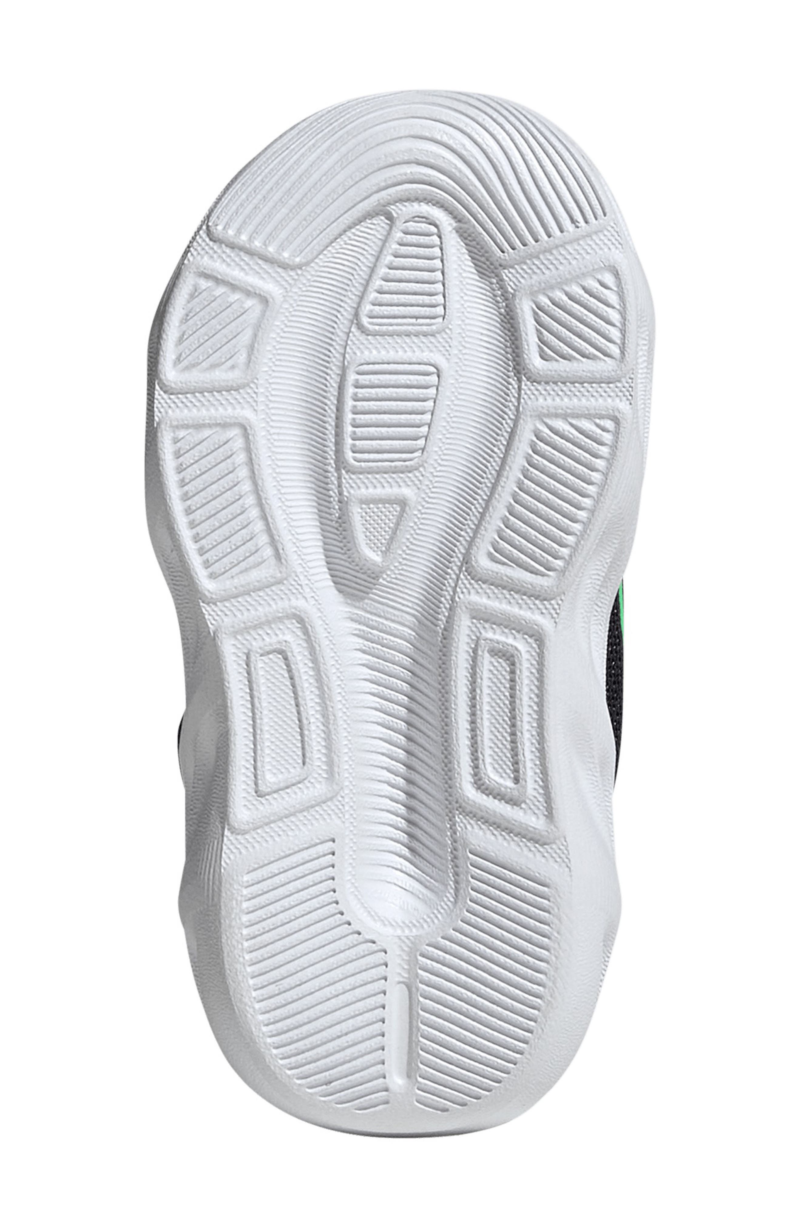 adidas Kids' Galaxy 8 EL Sneaker, Alternate, color, Grey/ Tech Grey/ Green