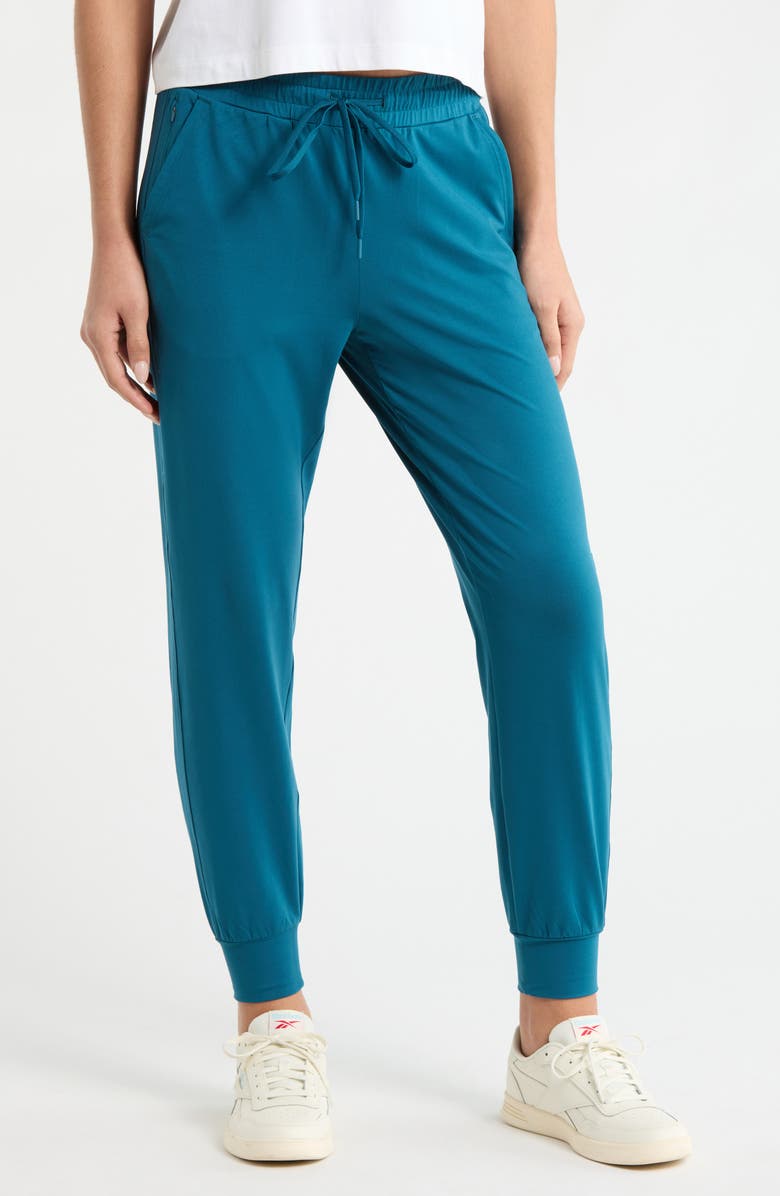 Zella Move In Pocket Joggers, Main, color, Teal Seagate