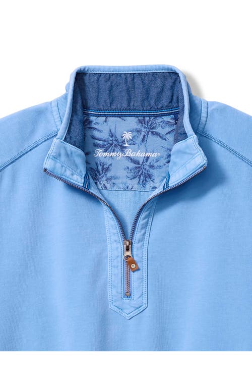 TOMMY BAHAMA TOMMY BAHAMA BEN & TERRY HALF ZIP SWEATSHIRT