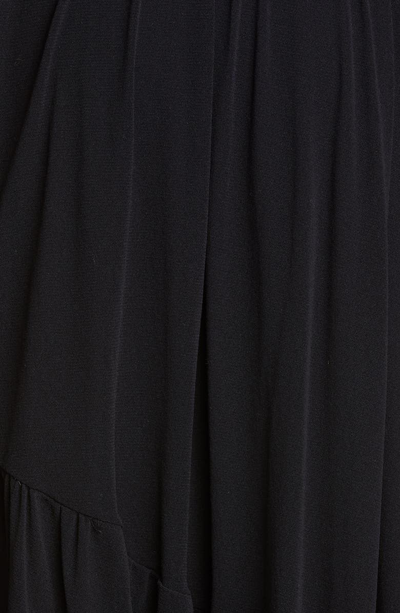 Fuzzi Asymmetrical Ruffle Detail Skirt, Alternate, color, 